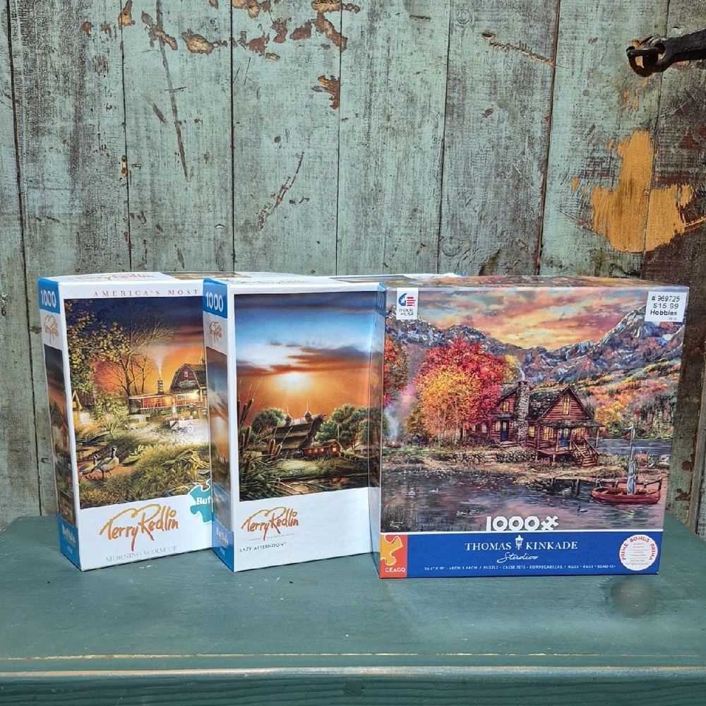 Jigsaw Puzzle Set - Autumn Scenes